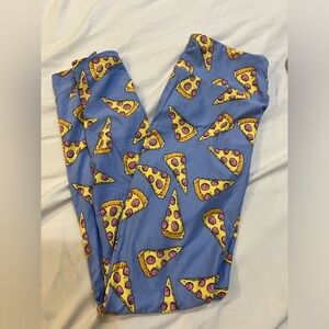 Lularoe One Size Leggings Pizza